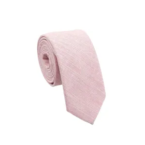 Charlie Blush Pink Linen Tie
