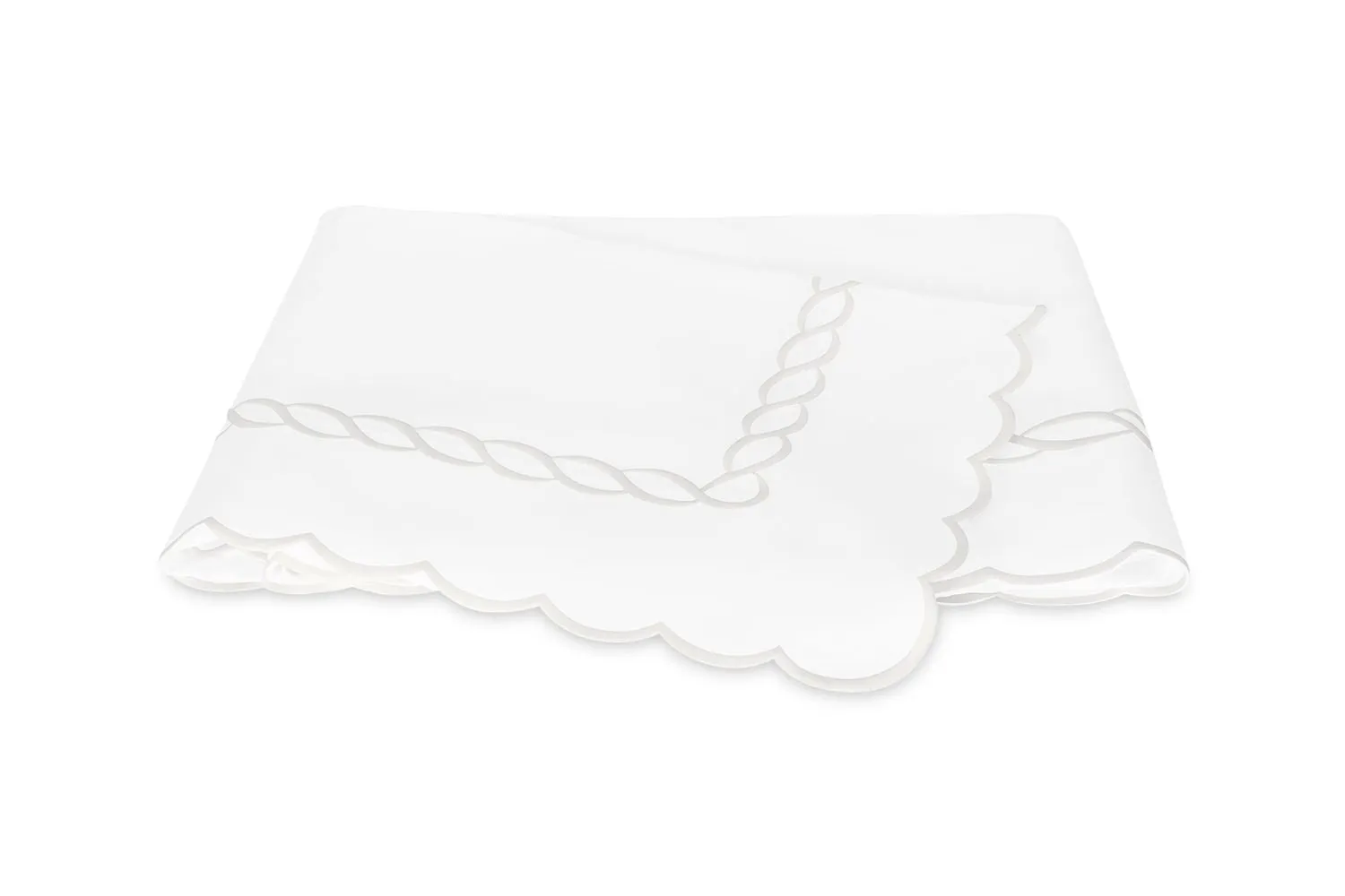 Classic Chain Scallop Duvet Cover
