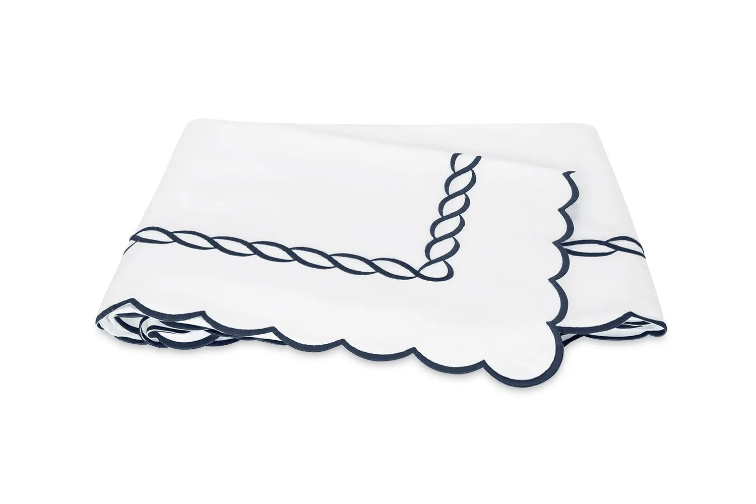 Classic Chain Scallop Duvet Cover