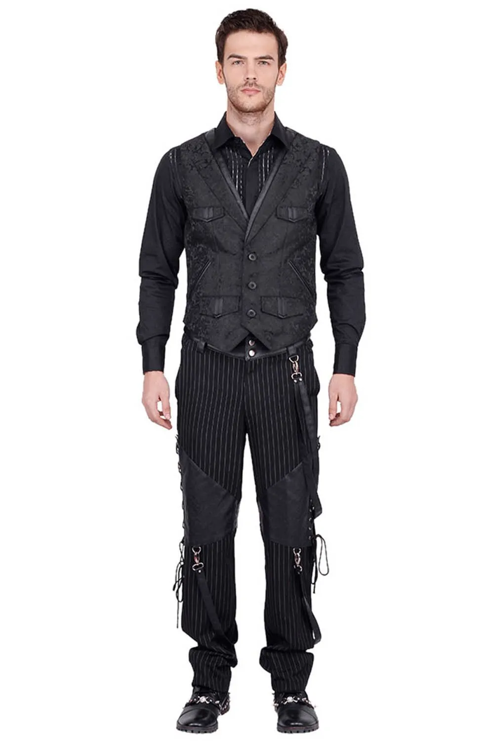 Coder Custom Made Gothic Men's Waist Coat