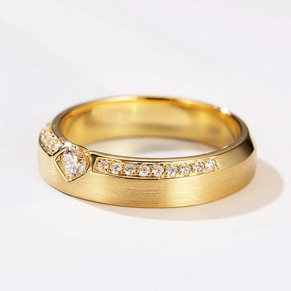 Contemporary Design Diamond Wedding Ring