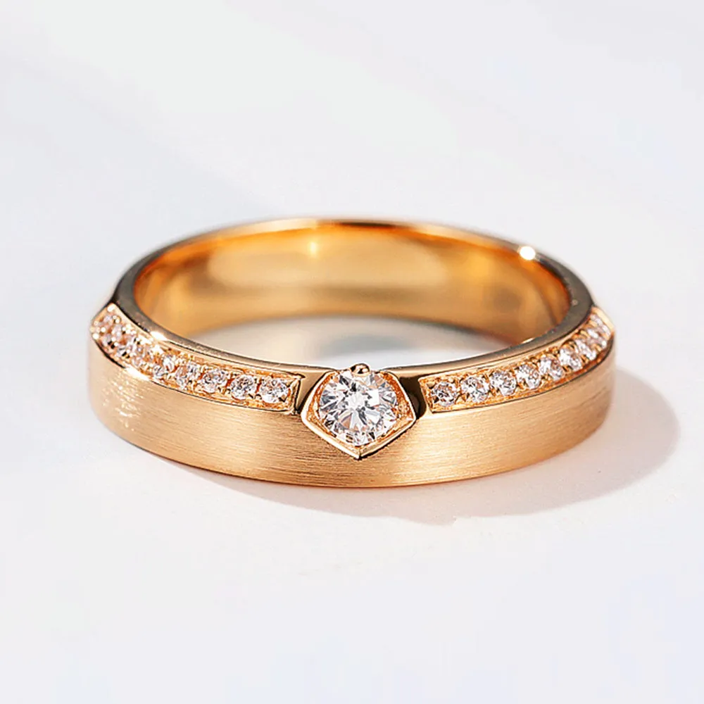 Contemporary Design Diamond Wedding Ring