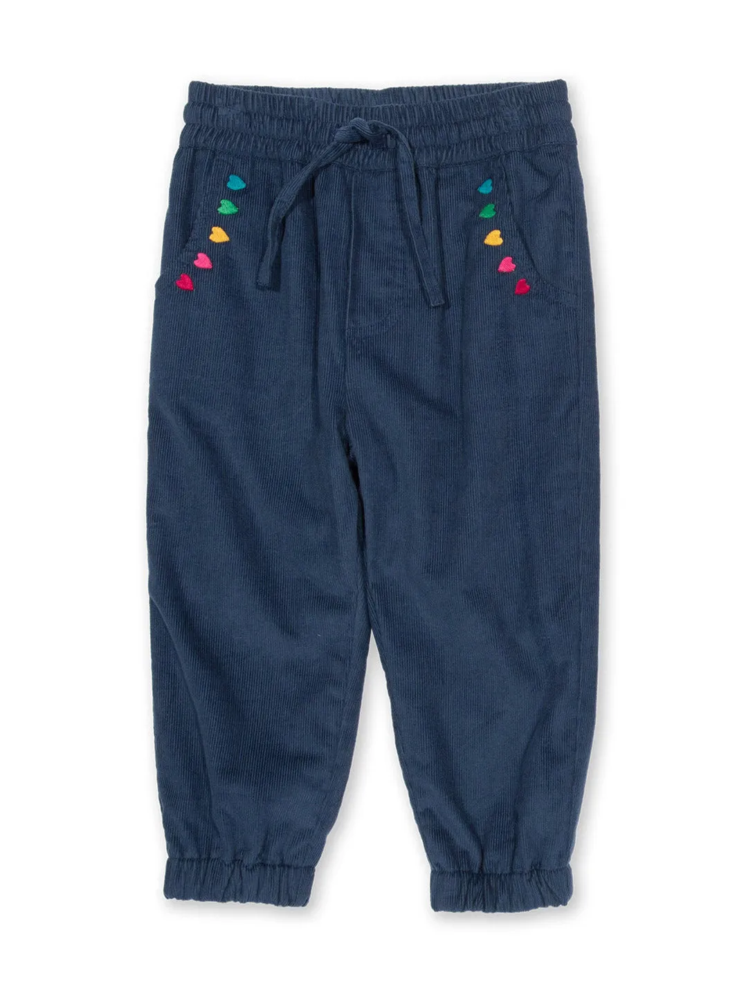 Cosy cord pull ups navy