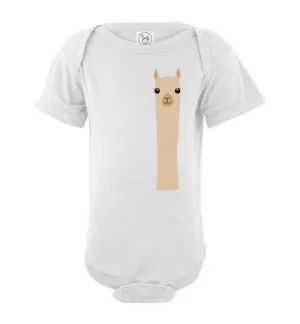 Cotton Infant Onesie - Alpaca Watching