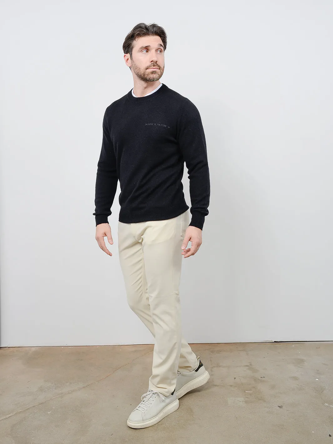 County Men's Cashmere Crewneck