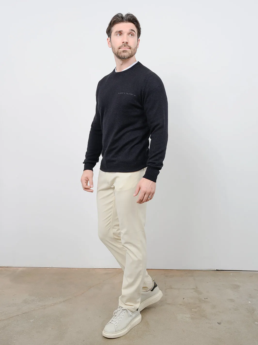 County Men's Cashmere Crewneck