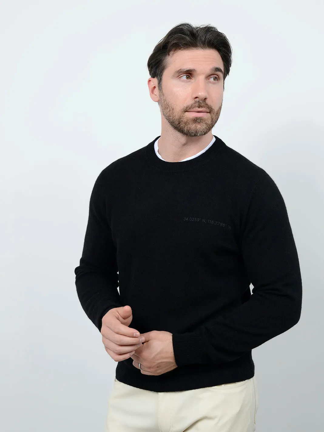County Men's Cashmere Crewneck