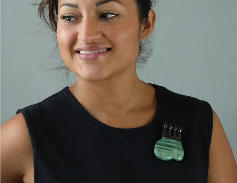 Crown Valve Brooch