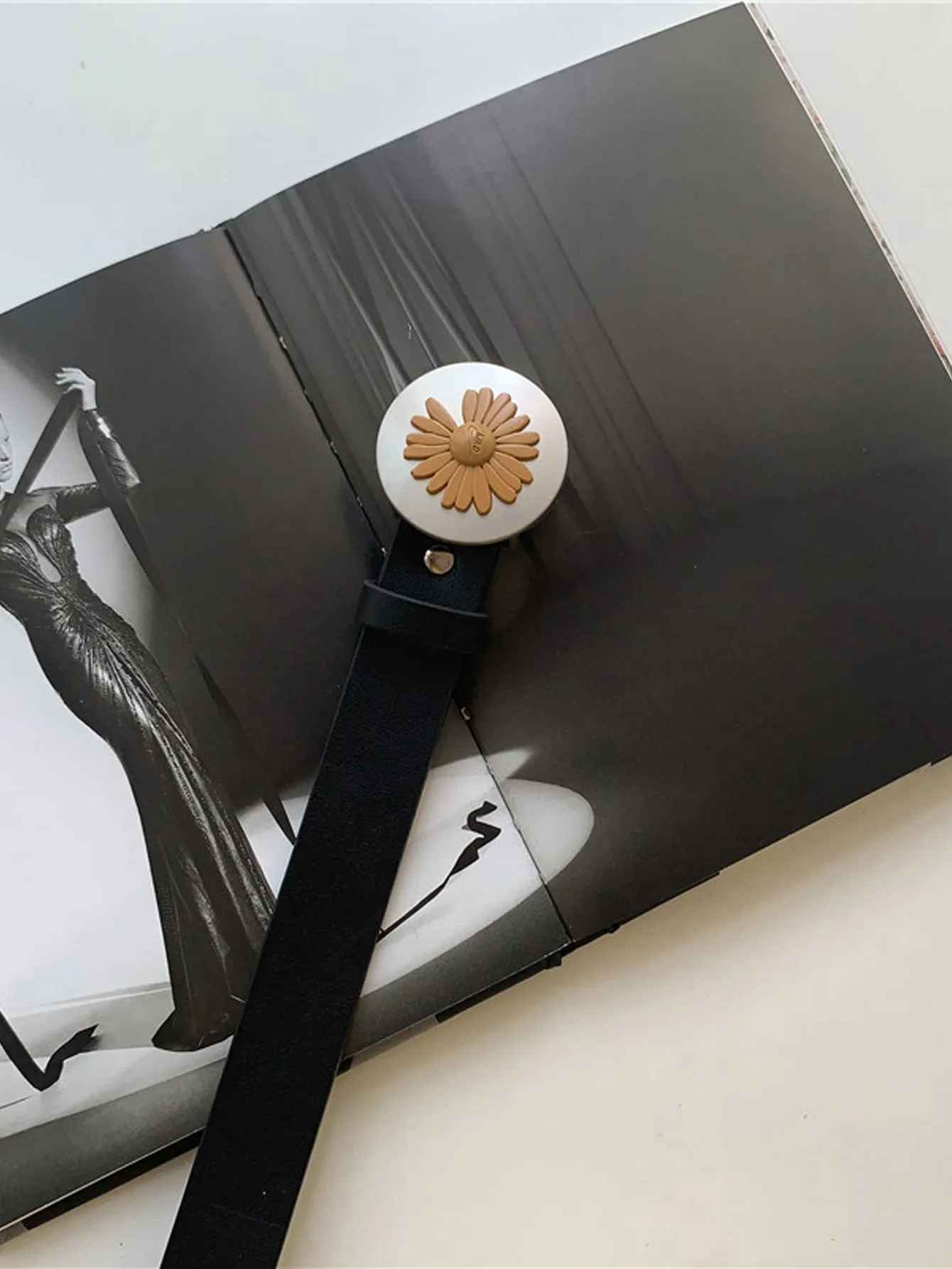 Daisy buckle belt - Daisy Black-A - FD ⚡