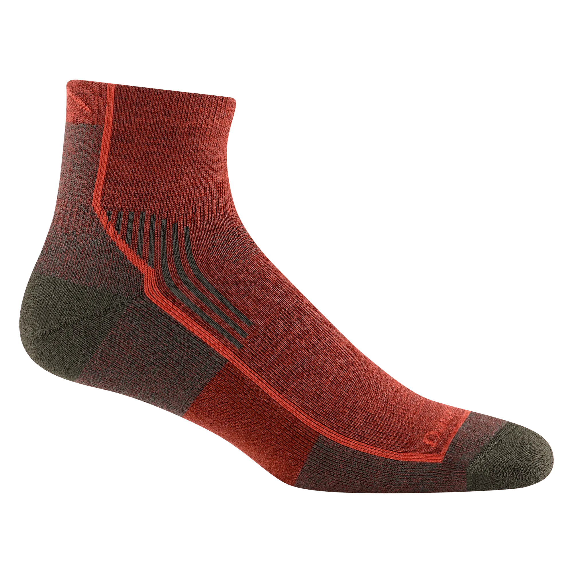 Darn Tough Mens Hiker Quarter Midweight Hiking Socks
