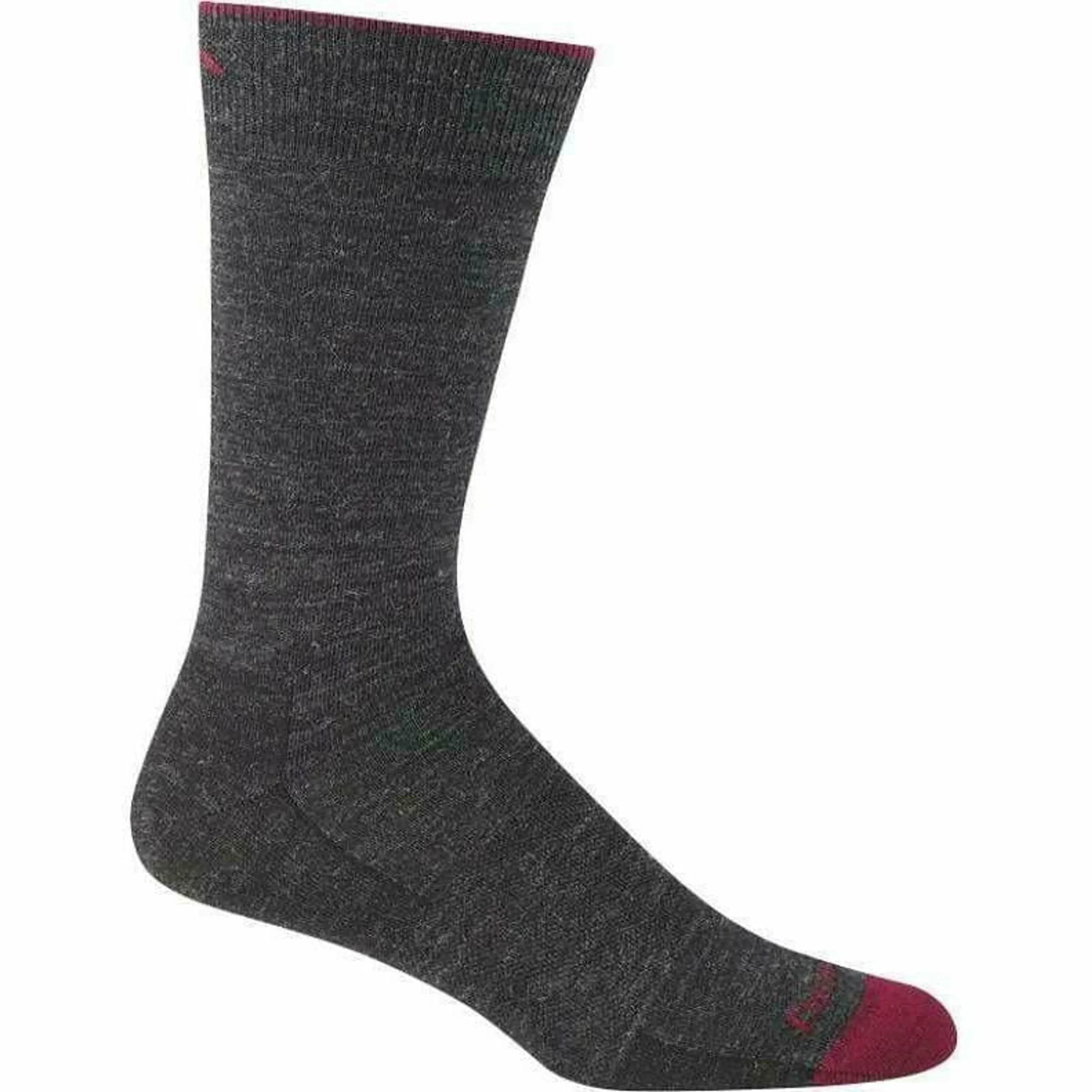 Darn Tough Mens Solid Crew Lightweight Lifestyle Socks