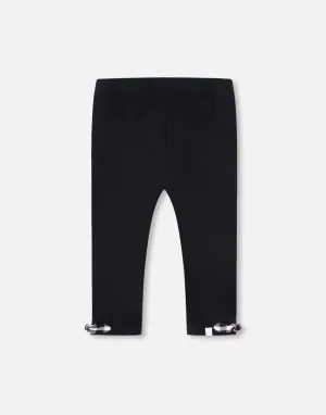 Deux Par Deux Capri Legging Black