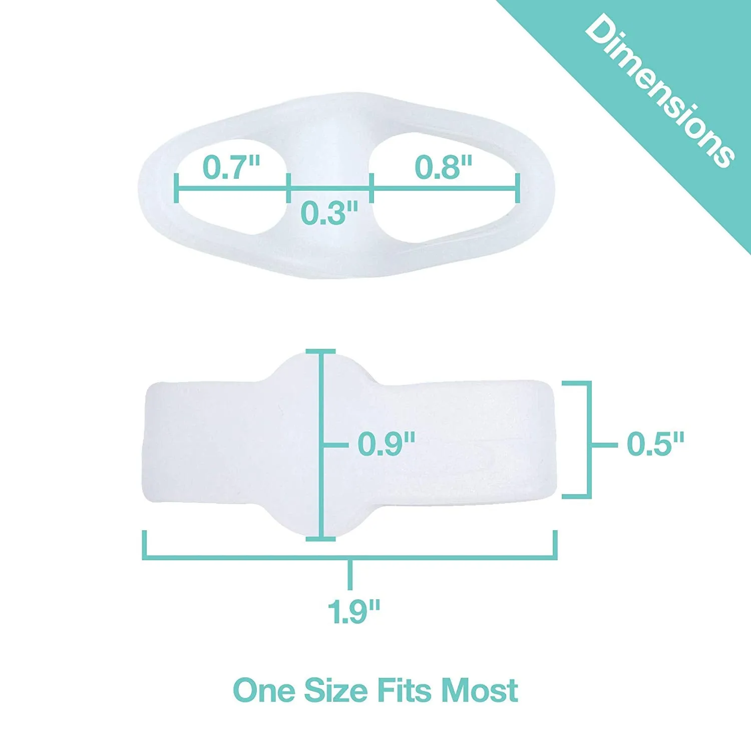 Double Loop Gel Toe Corrector for Bunions