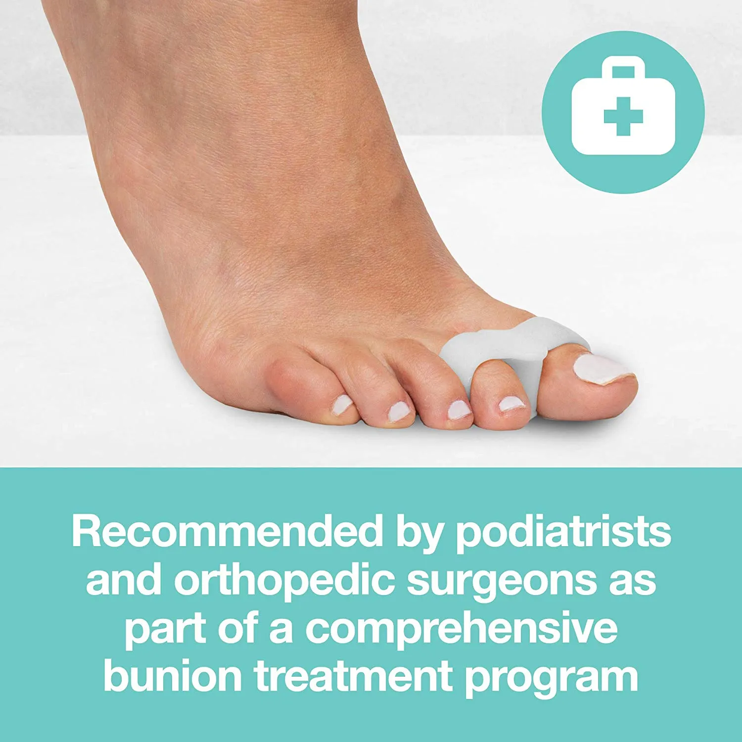 Double Loop Gel Toe Corrector for Bunions