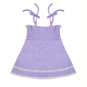 Dress Purple Star - Organic Baby Clothes