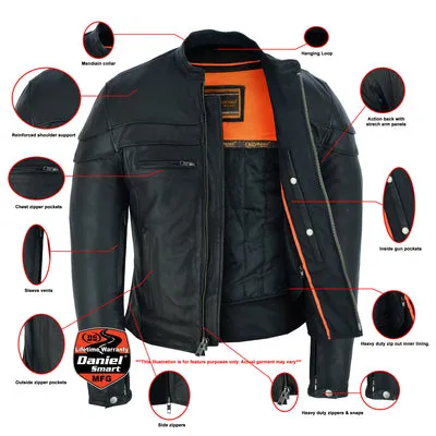 DS701TALL MEN'S SPORTY SCOOTER JACKET - TALL