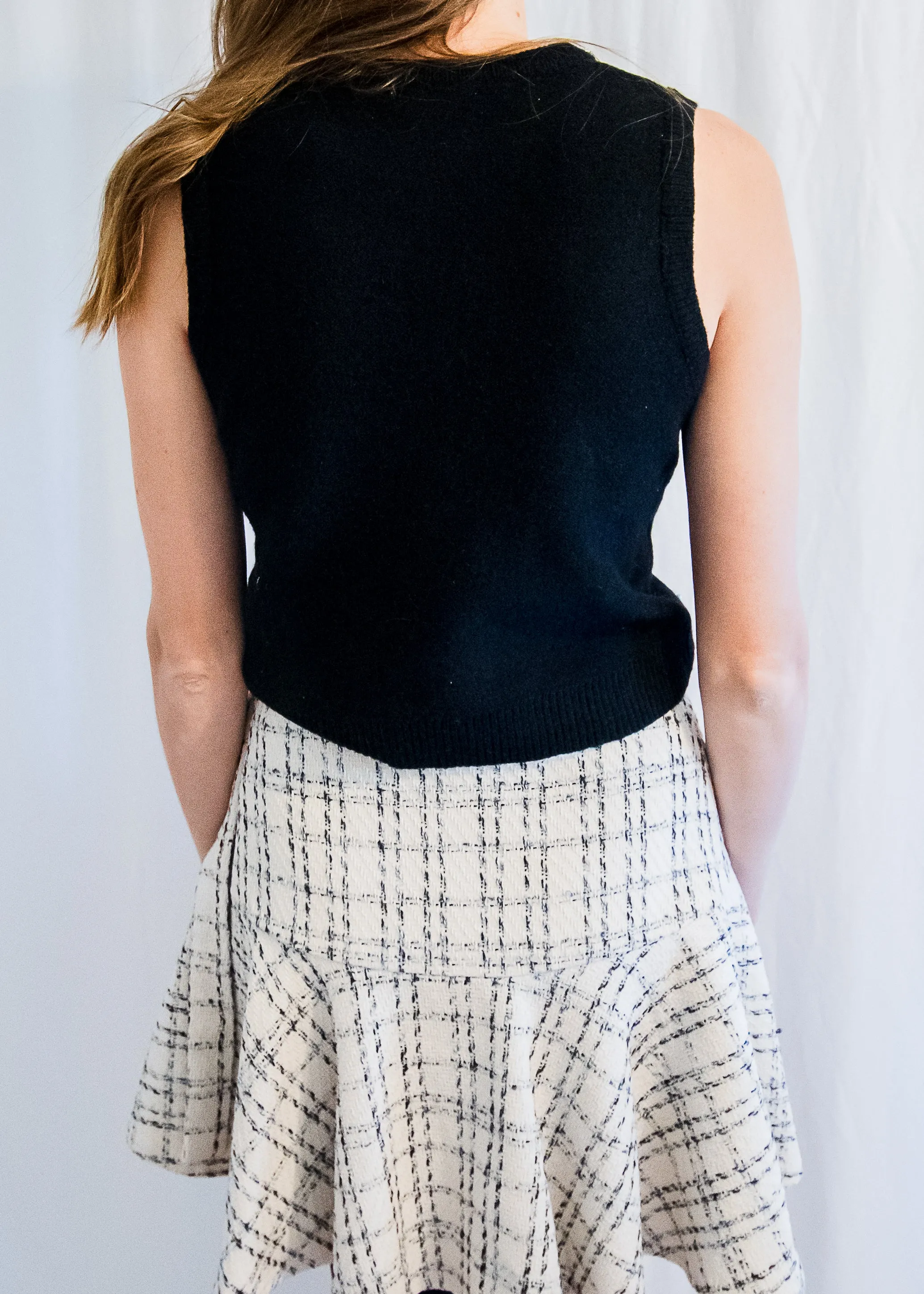 Embellished Sweater Vest