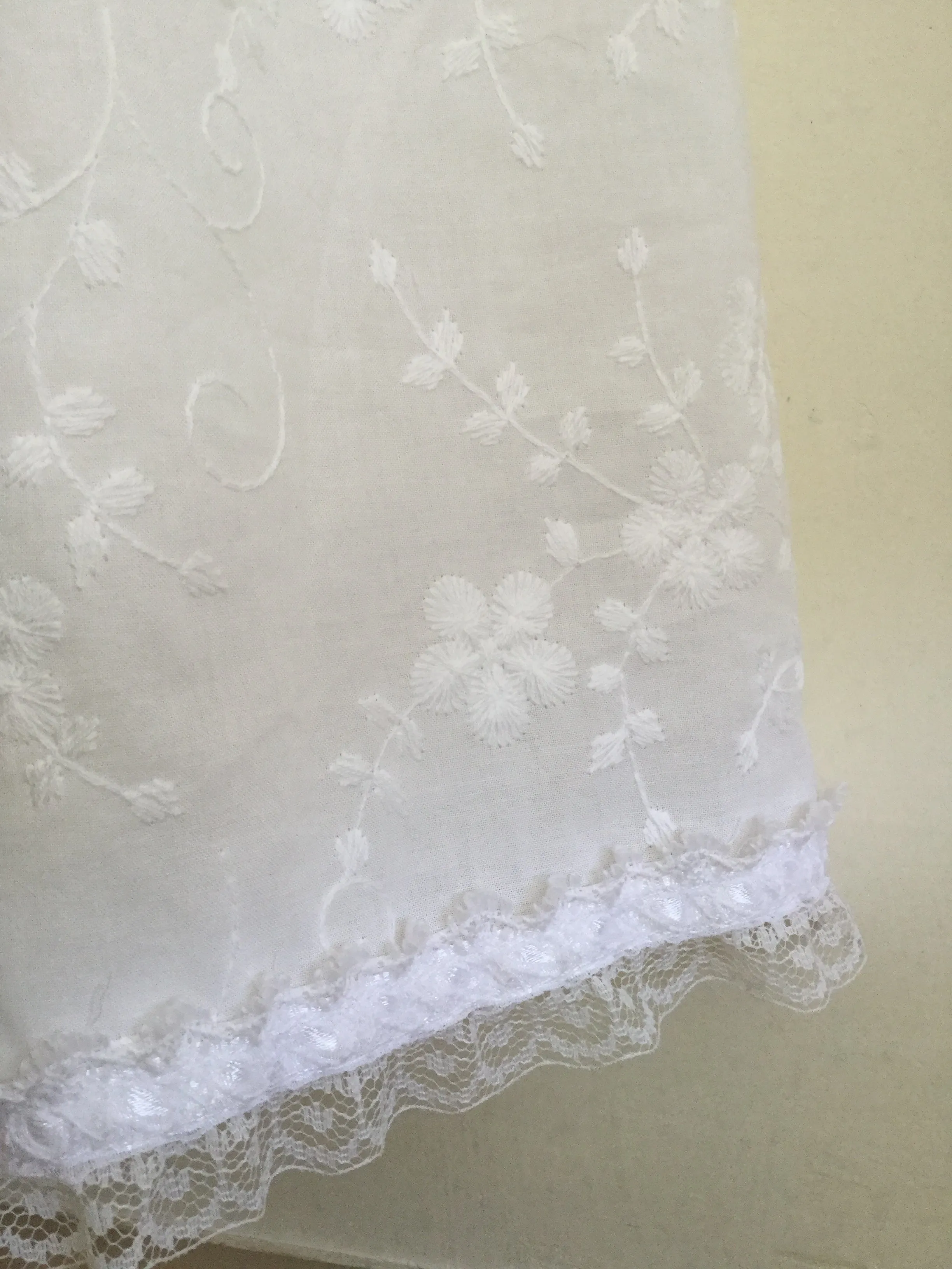 Embroidered Christening Gown with Bonnet