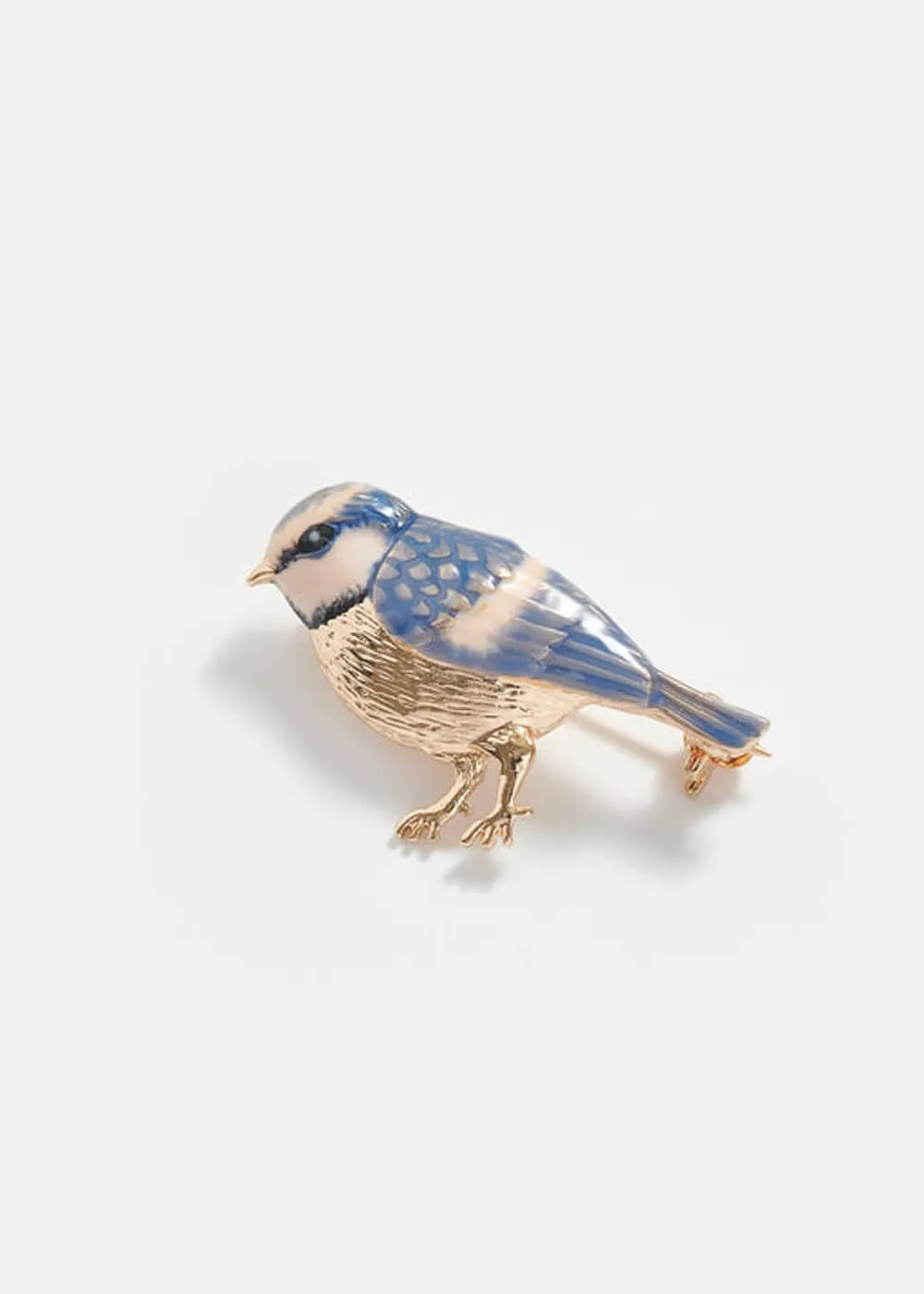Fable England Blue Tit Enamel Brooch