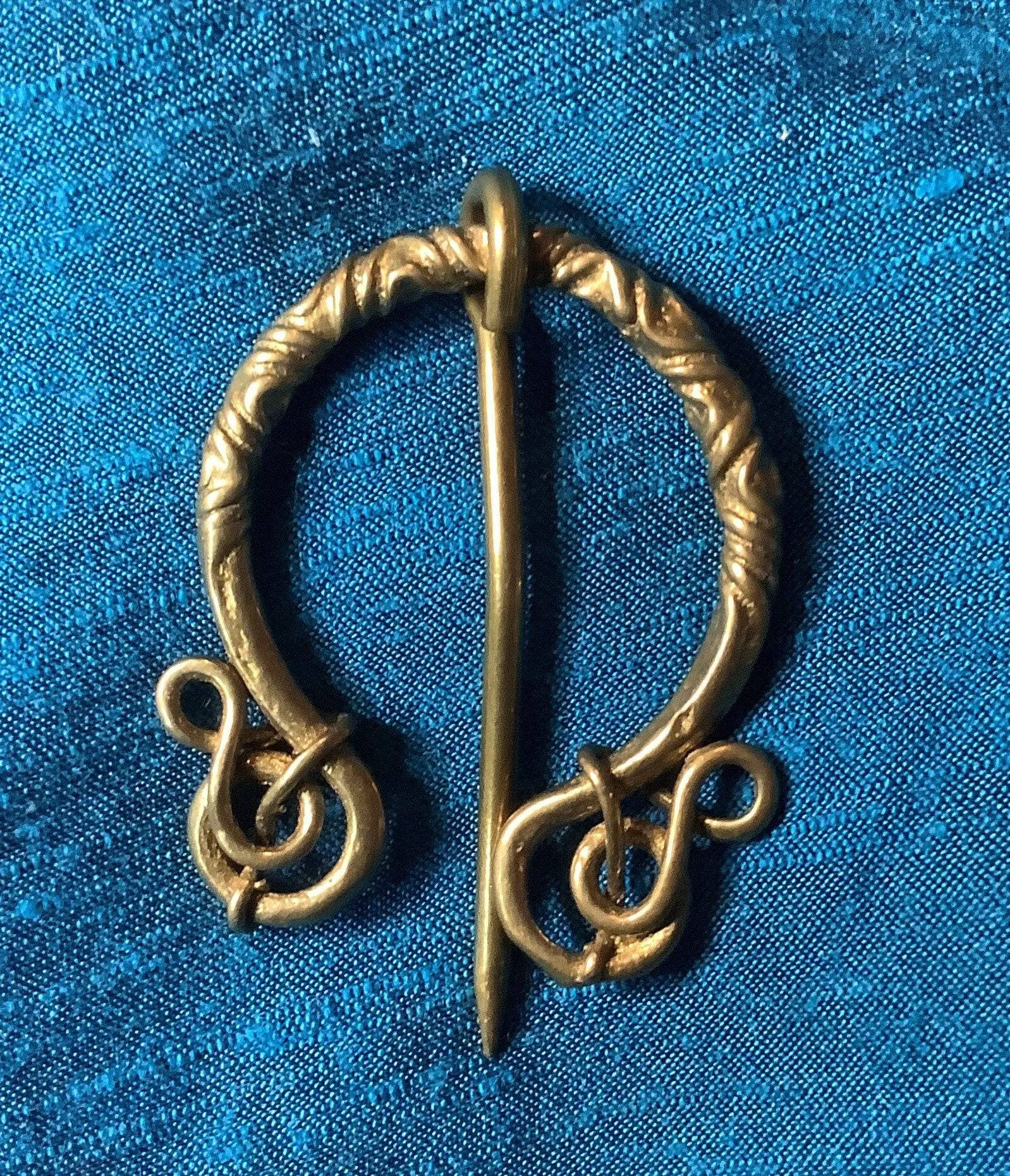 Fantastical Penannular Medieval Brooch