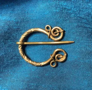 Fantastical Penannular Medieval Brooch