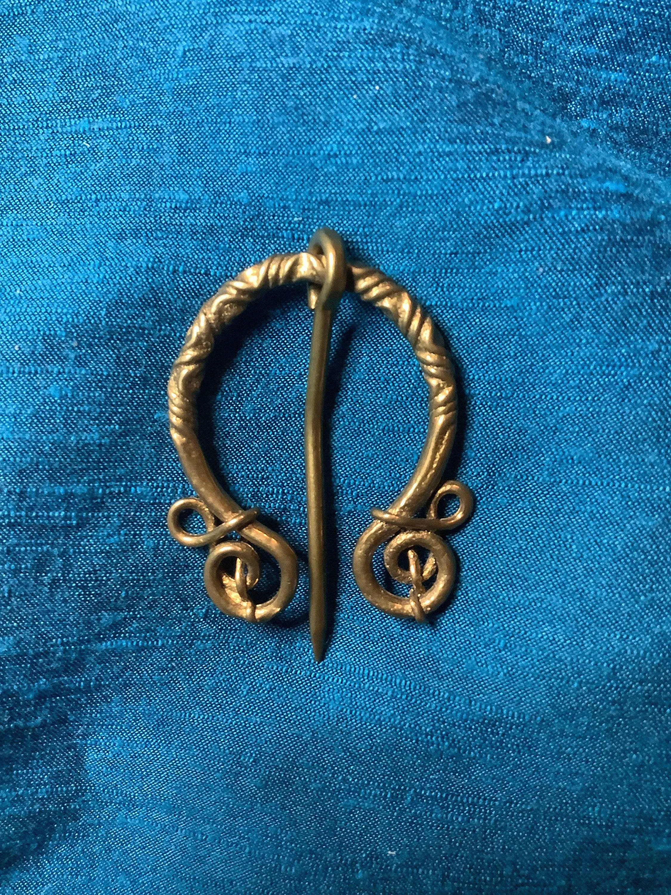 Fantastical Penannular Medieval Brooch