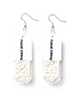 Fixitall 100mg Earrings White