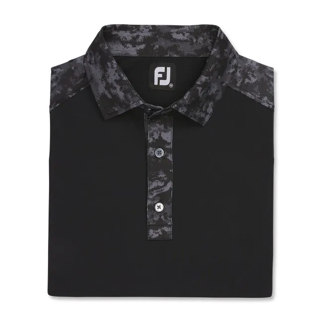 FootJoy Men's Lisle Cloud Camo Trim Self Collar