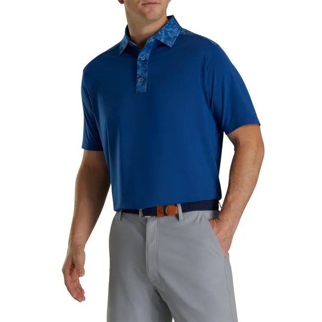 FootJoy Men's Lisle Cloud Camo Trim Self Collar