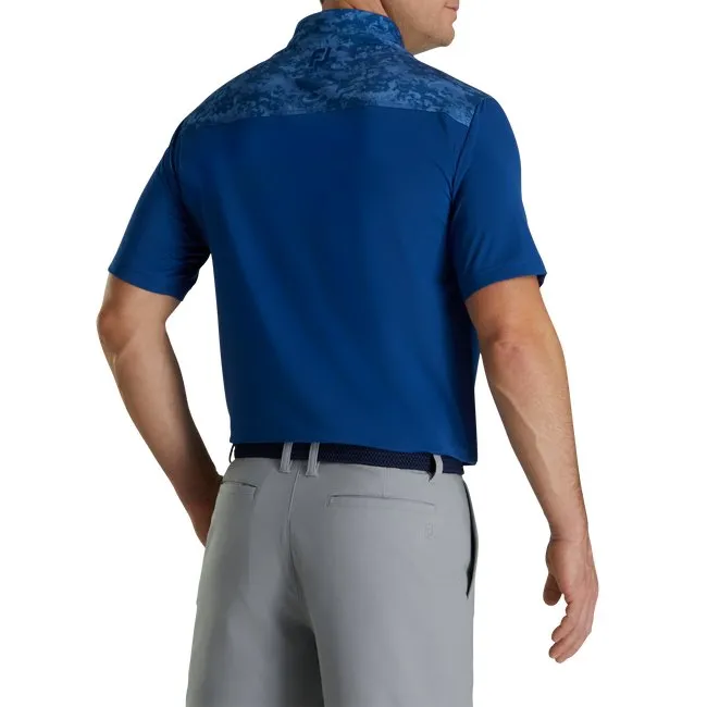 FootJoy Men's Lisle Cloud Camo Trim Self Collar