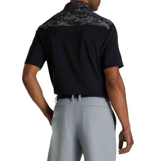 FootJoy Men's Lisle Cloud Camo Trim Self Collar