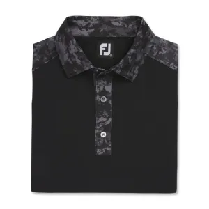 FootJoy Men's Lisle Cloud Camo Trim Self Collar