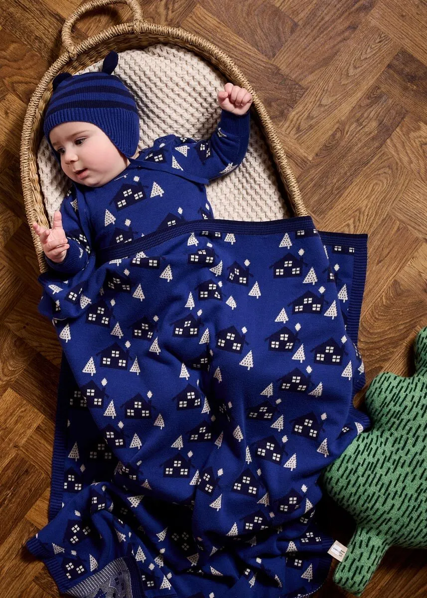Forest & Damson Set - Blueberry Playsuit & Hat Set