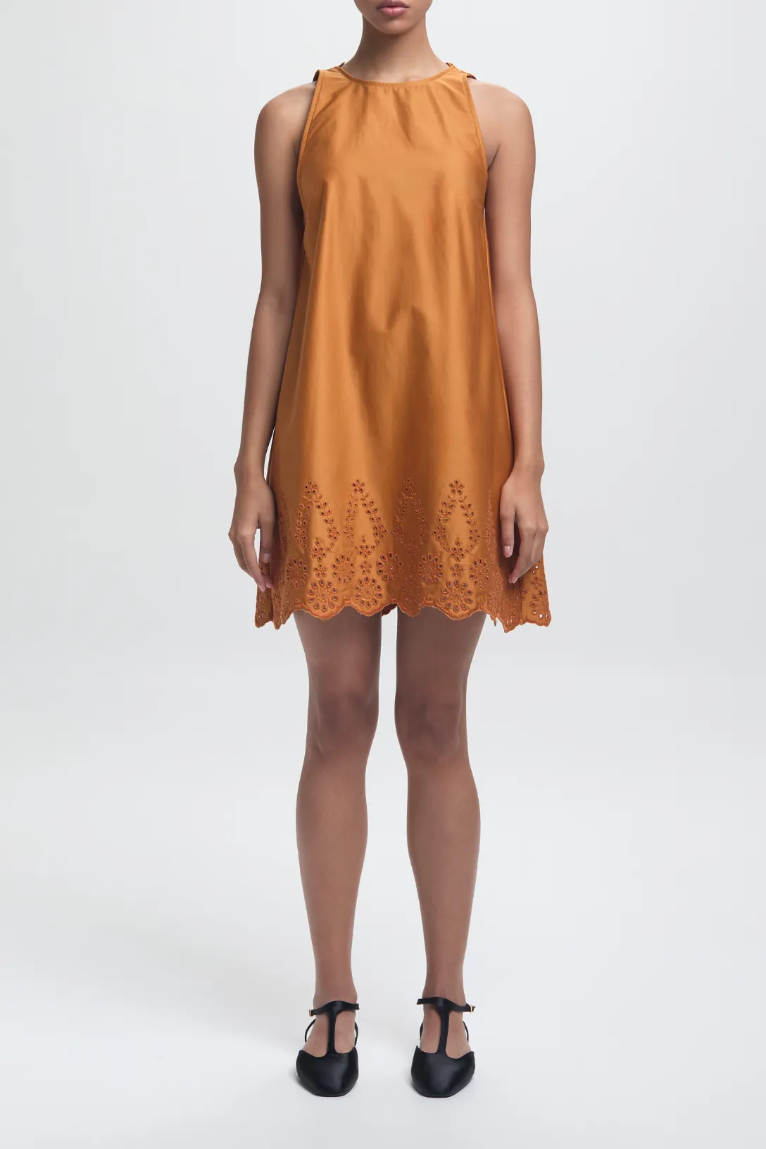 Fran Dress Cotton | Caramel