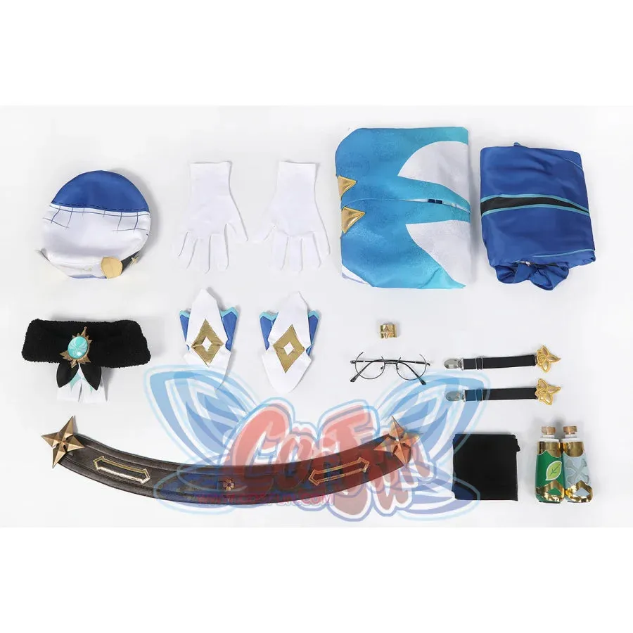Genshin Impact Sucrose Cosplay Costume Jacquard version C02845  AA
