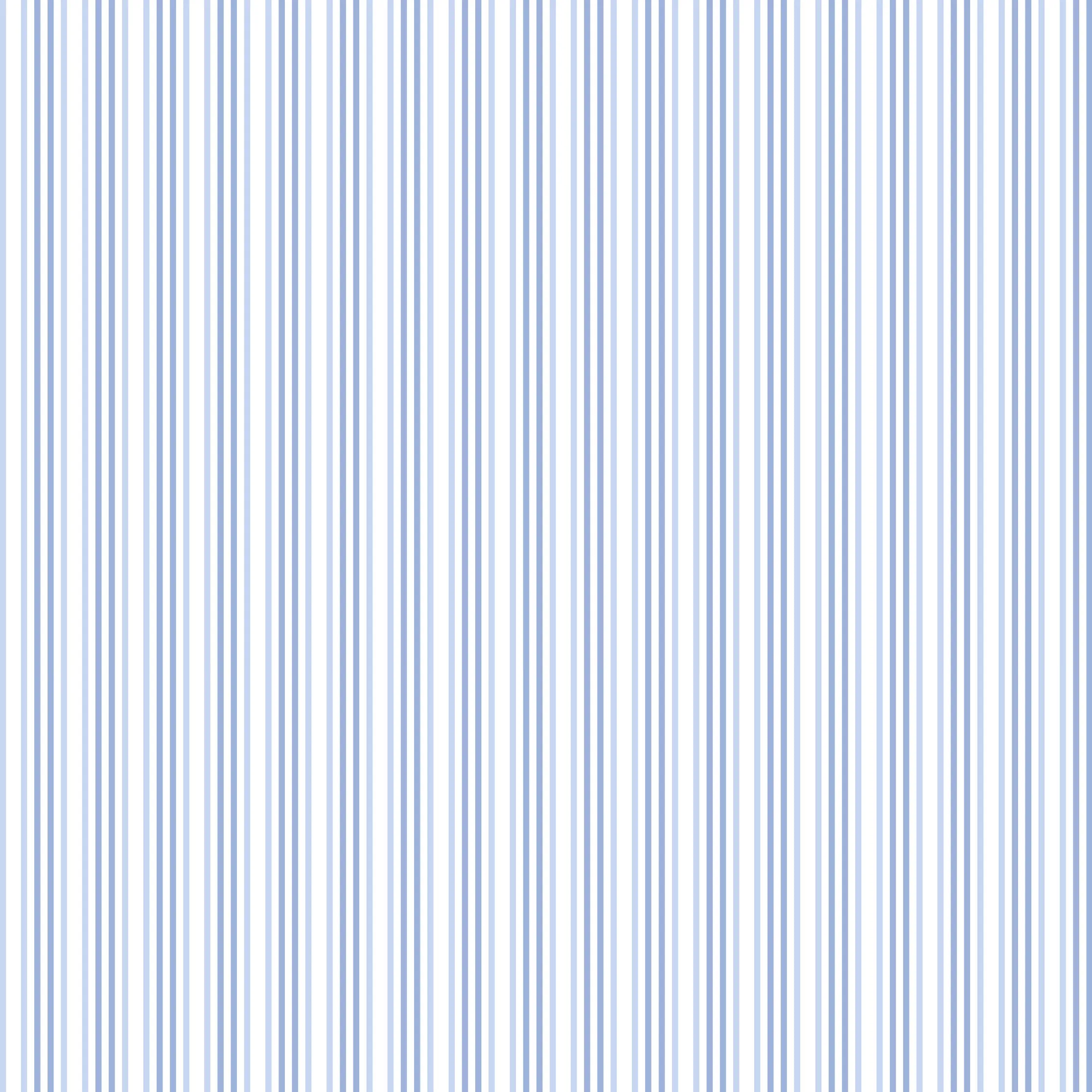 George Boys' Daygown - Stripes in Blue