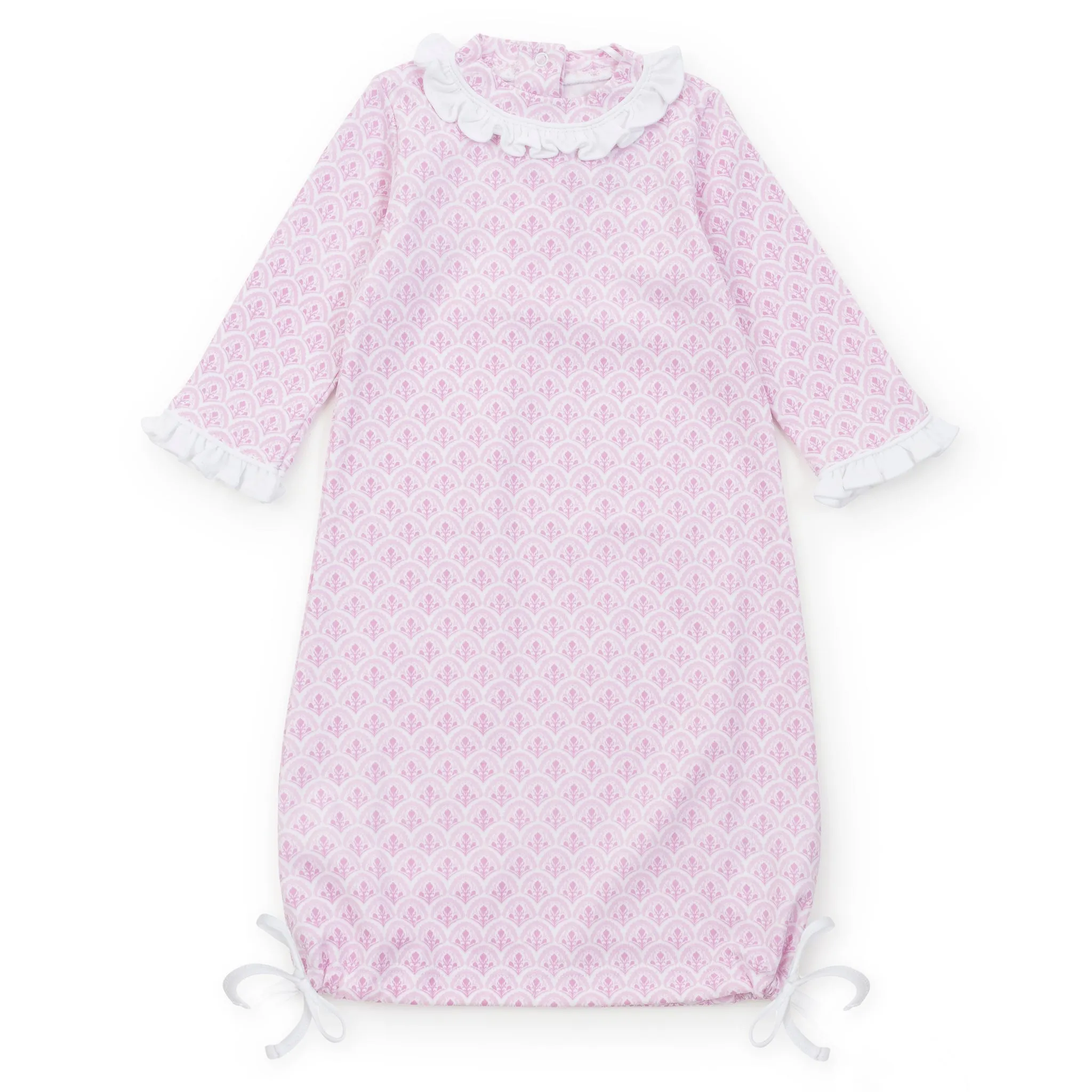 Georgia Girls' Daygown - Scalloped in Pink