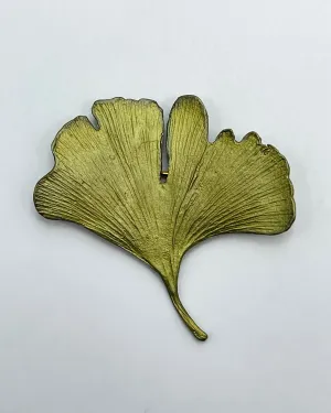 Ginkgo Leaf Brooches