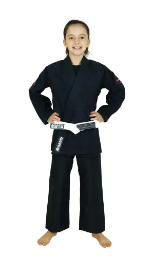 GIRLS PRO EVOLUTION KIDS Jiu-Jitsu Gi (Black)