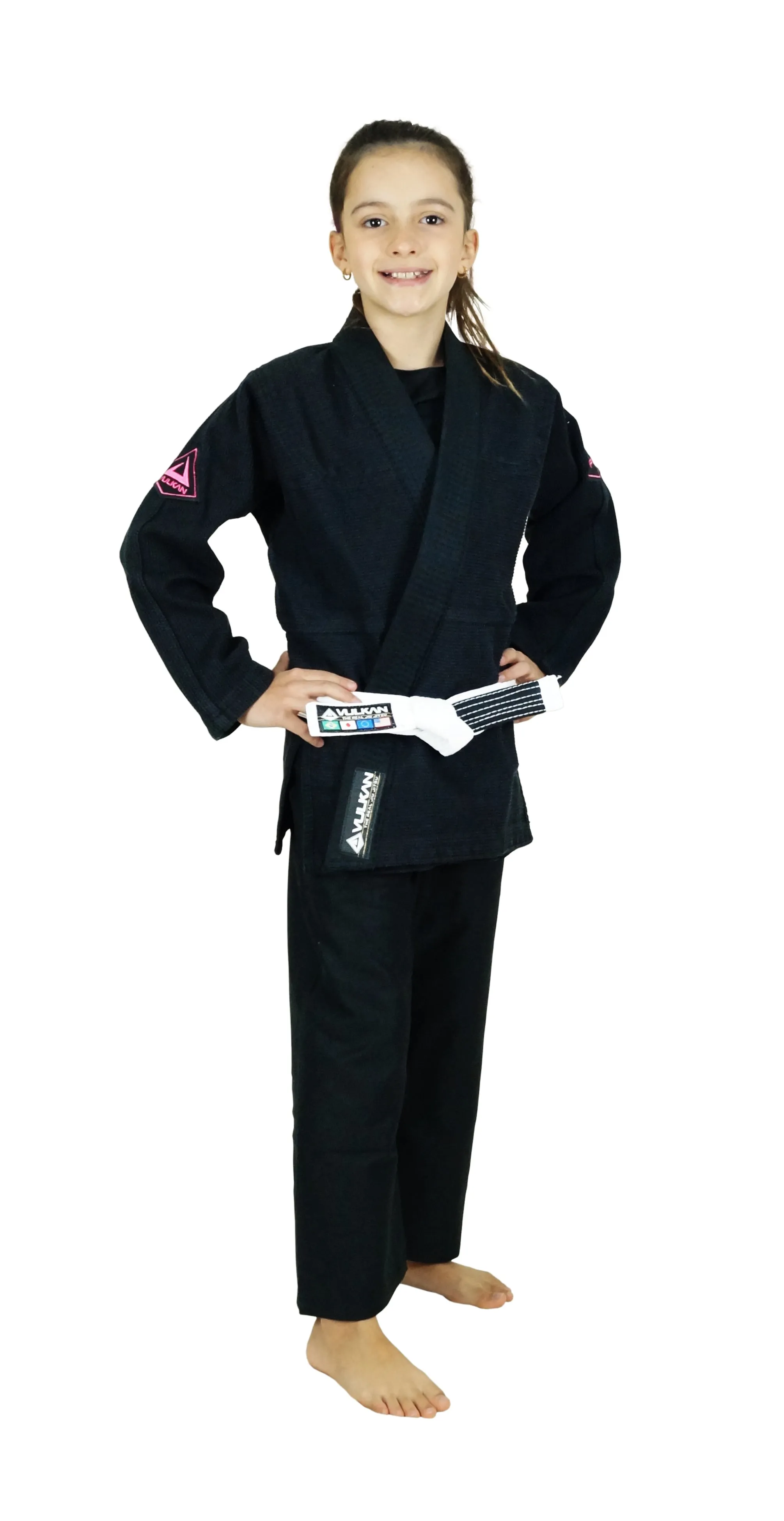 GIRLS PRO EVOLUTION KIDS Jiu-Jitsu Gi (Black)
