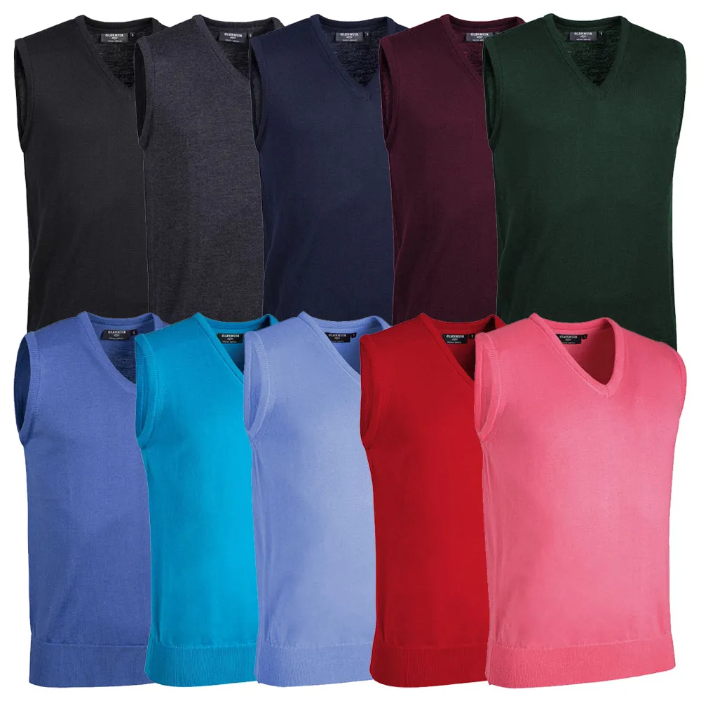 GLENMUIR Rankin Mens Slipover - Fine Merino Wool - 11 Colour Options