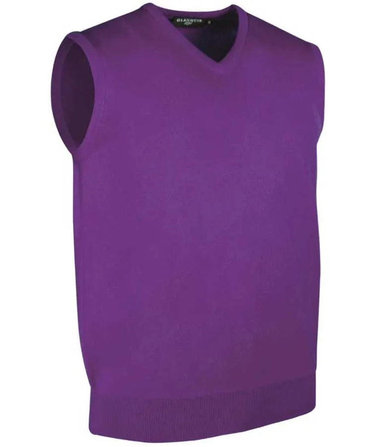 GLENMUIR Rankin Mens Slipover - Fine Merino Wool - 11 Colour Options