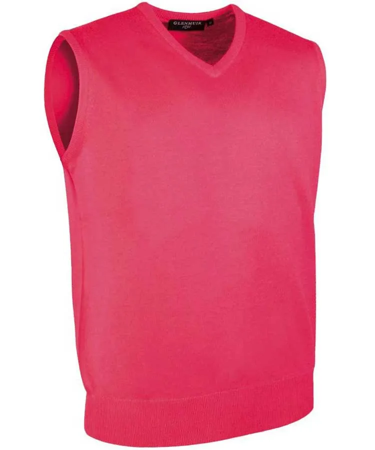 GLENMUIR Rankin Mens Slipover - Fine Merino Wool - 11 Colour Options