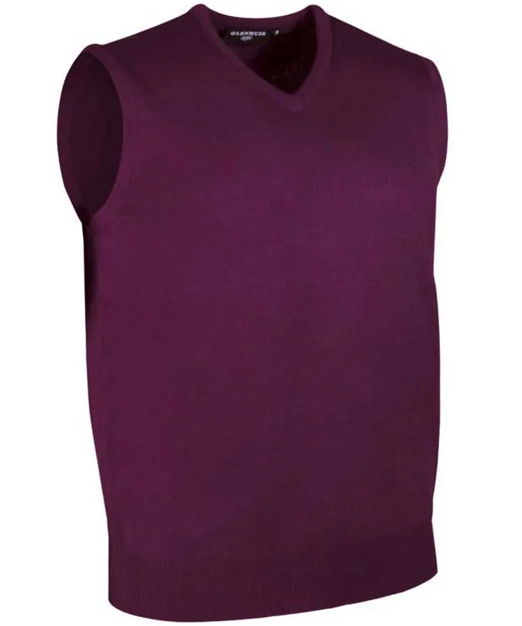 GLENMUIR Rankin Mens Slipover - Fine Merino Wool - 11 Colour Options