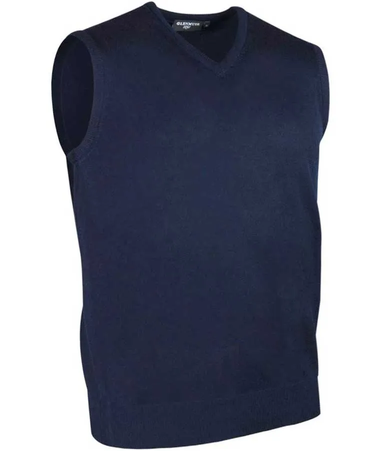 GLENMUIR Rankin Mens Slipover - Fine Merino Wool - 11 Colour Options