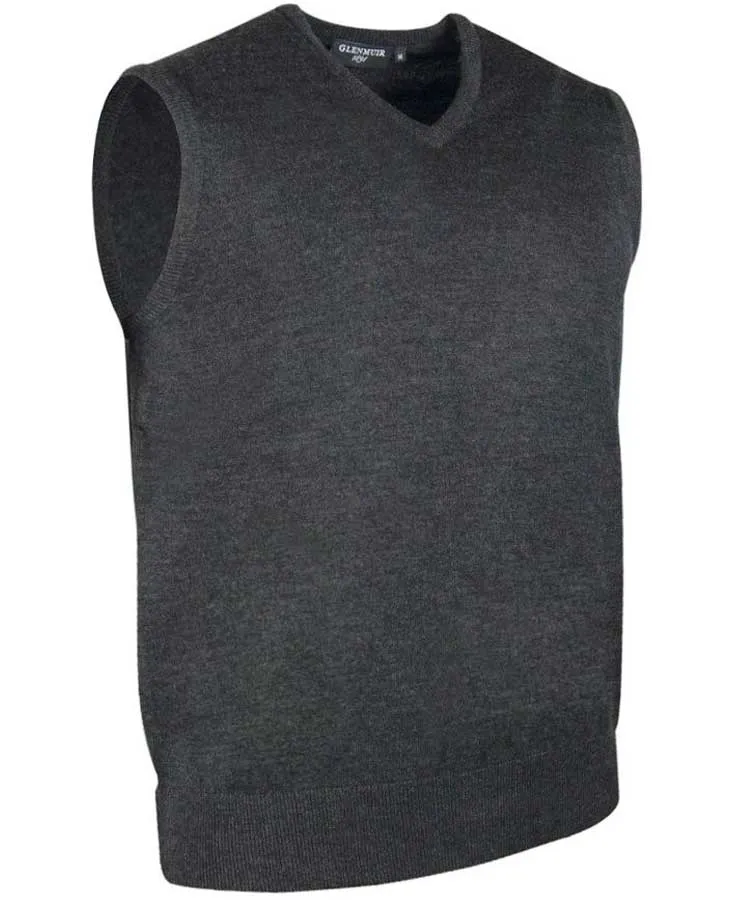 GLENMUIR Rankin Mens Slipover - Fine Merino Wool - 11 Colour Options