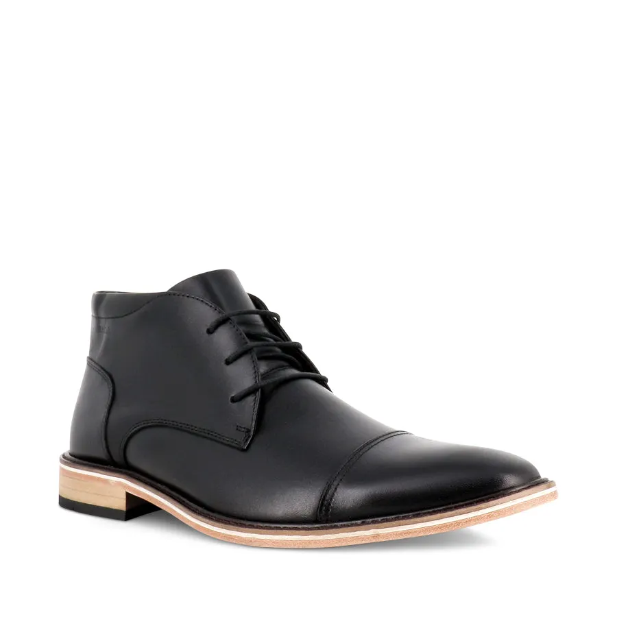 GONZALO - BLACK LEATHER