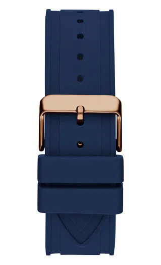 Guess Gents Momentum Rose Gold & Blue Watch