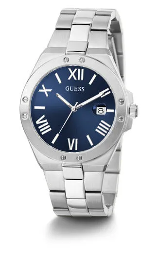 Guess Gents Perspective Silver Watch