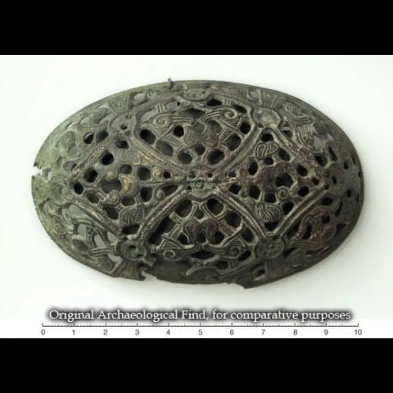 Handcrafted Viking Turtle Brooches From Birka